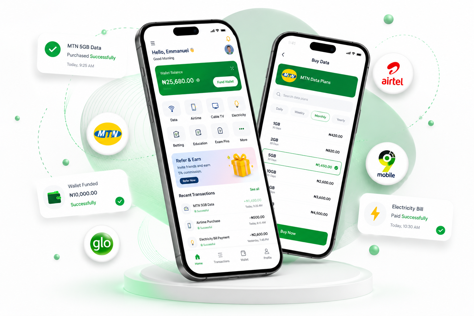 XPRESS DATA fintech dashboard